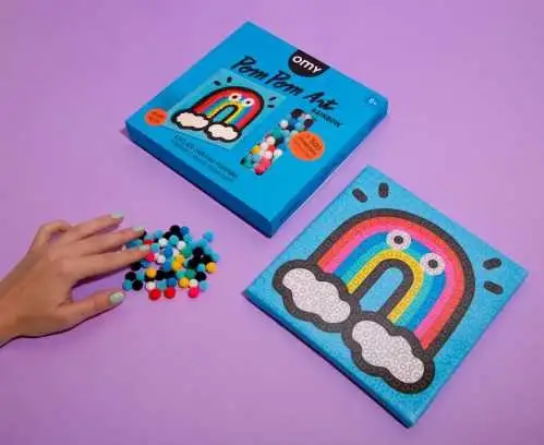 Kit de pompones Rainbow - Imagen 2