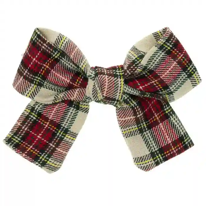 Beige Scottish bow