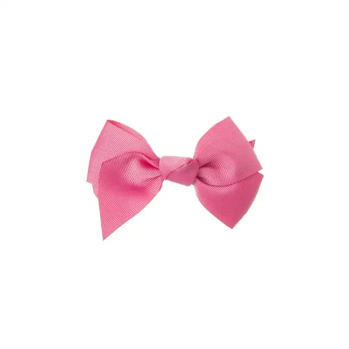 Large bow with fuchsia clip