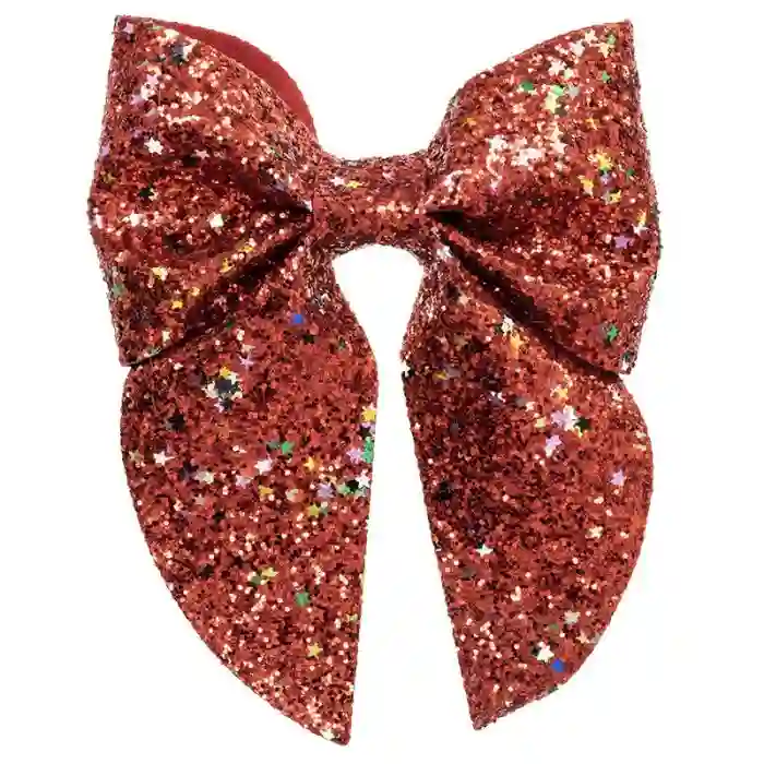Large Red glitter bow