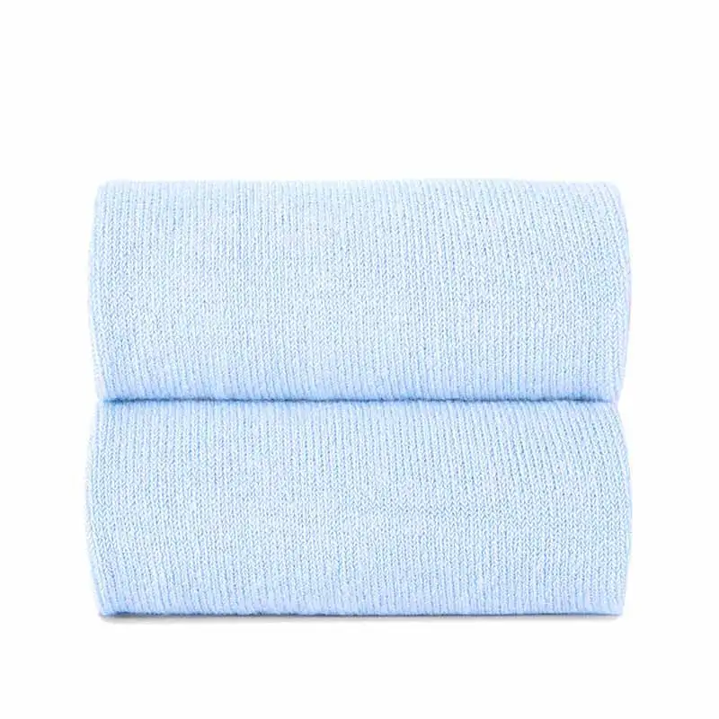 Leotardos punto liso Azul Bebé