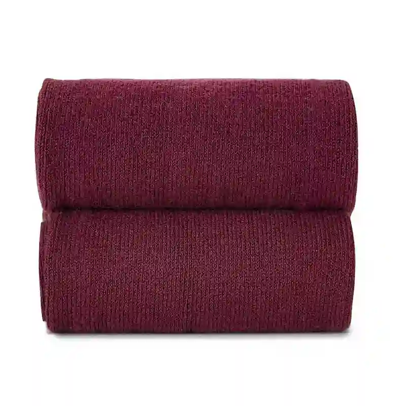 Garnet plain knit tights