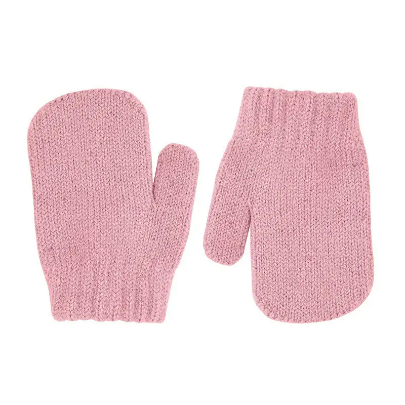 Manoplas con dedo Rosa Palo