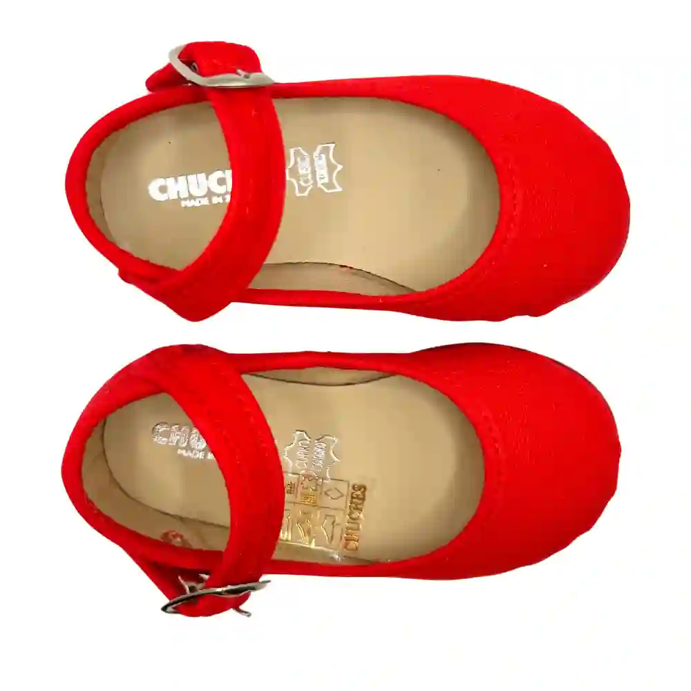 CHUCHES Mary Janes - Red