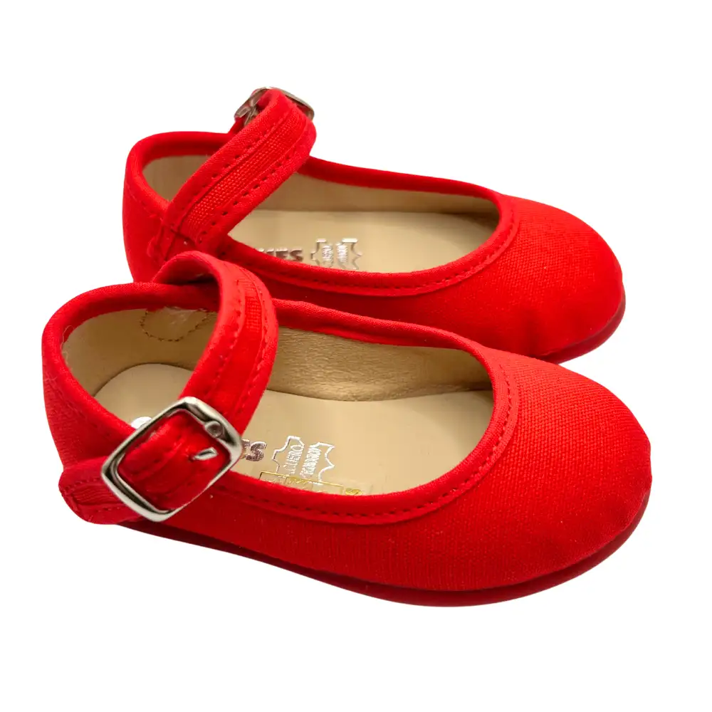 CHUCHES Mary Janes - Red - Image 2