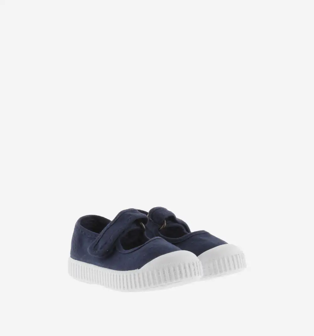 Merceditas Marine Blue Canvas
