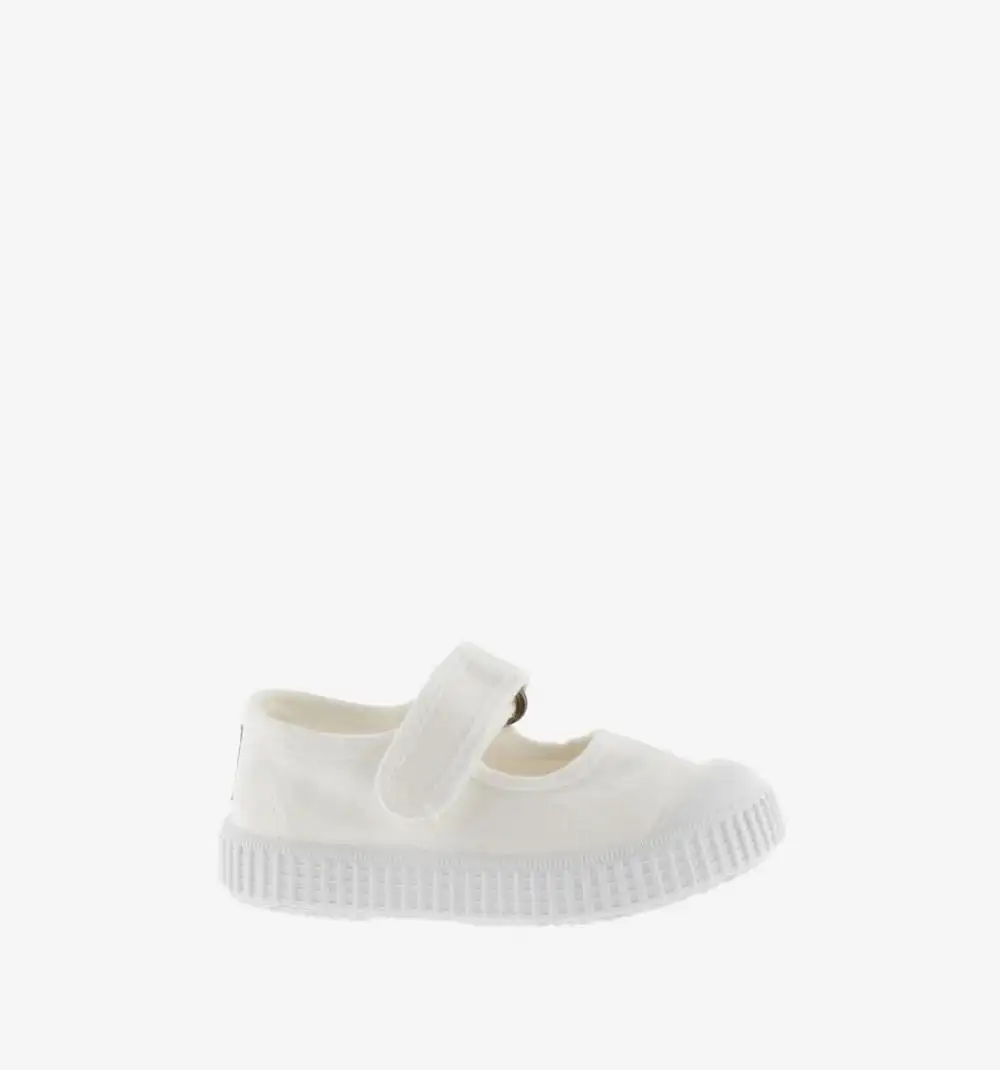 White Canvas Mary Janes - Image 5