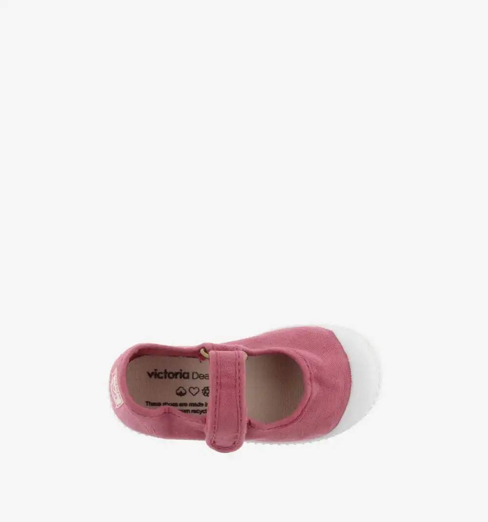 Raspberry Canvas Mary Janes - Image 2