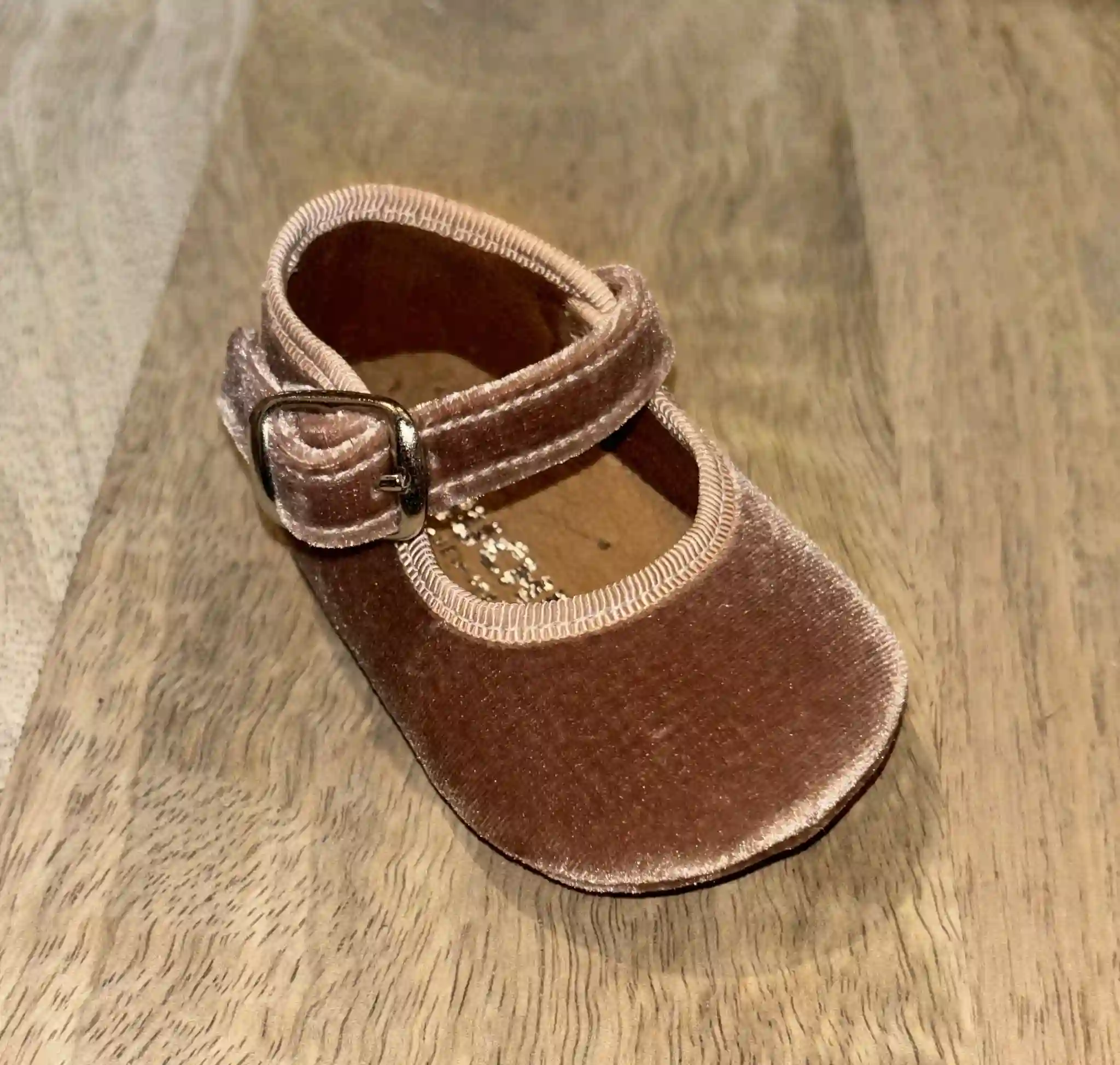 Merceditas Velvet Nude