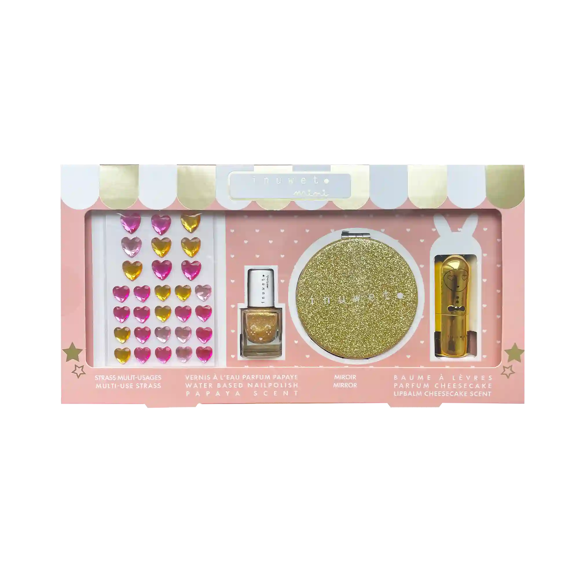Mini Set Glitter Dorado