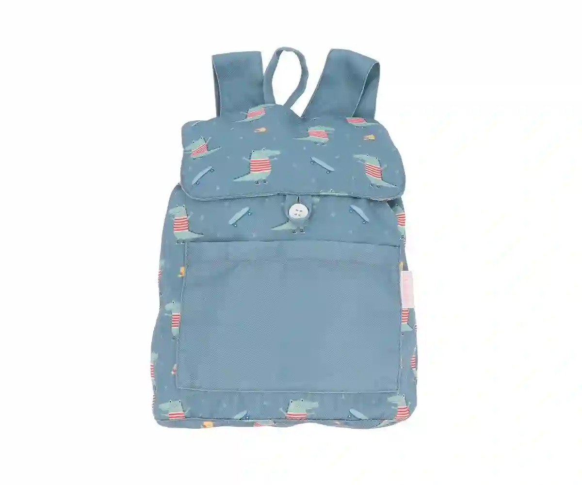 Small Croc Fabric Backpack