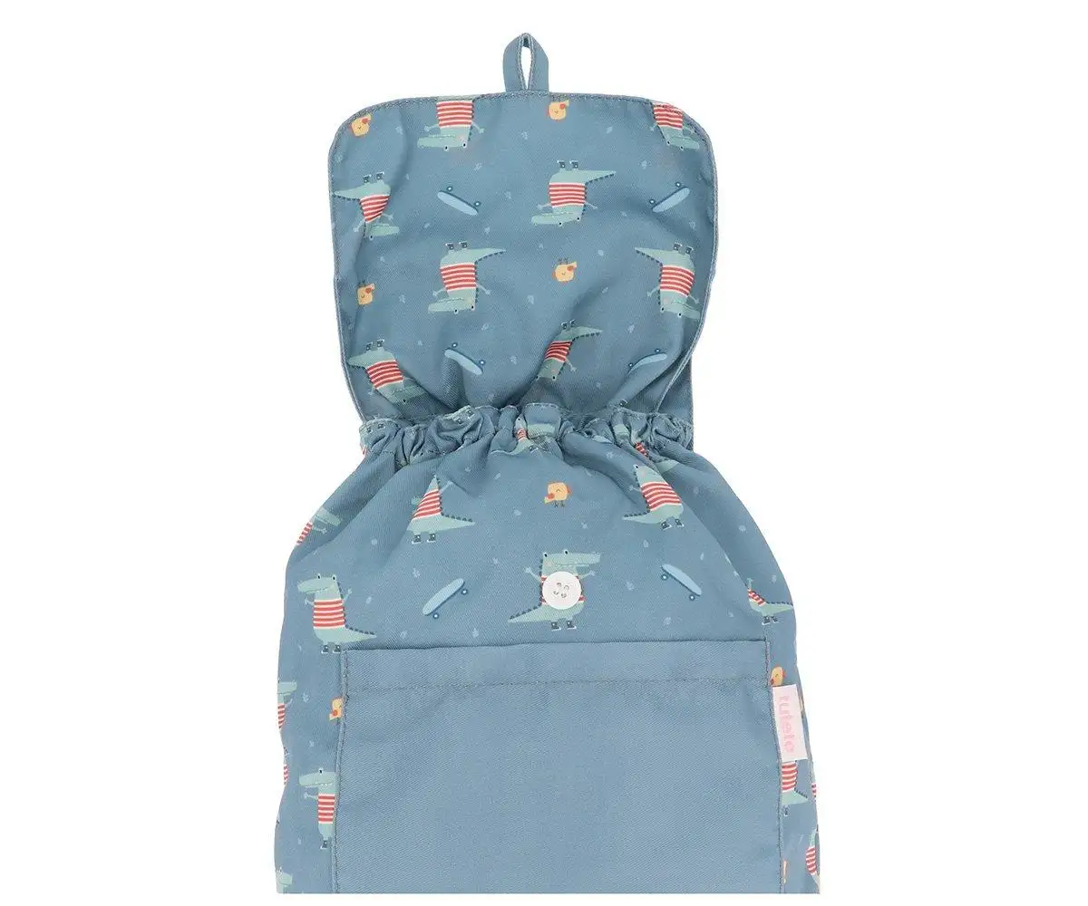 Small Croc Fabric Backpack - Image 2