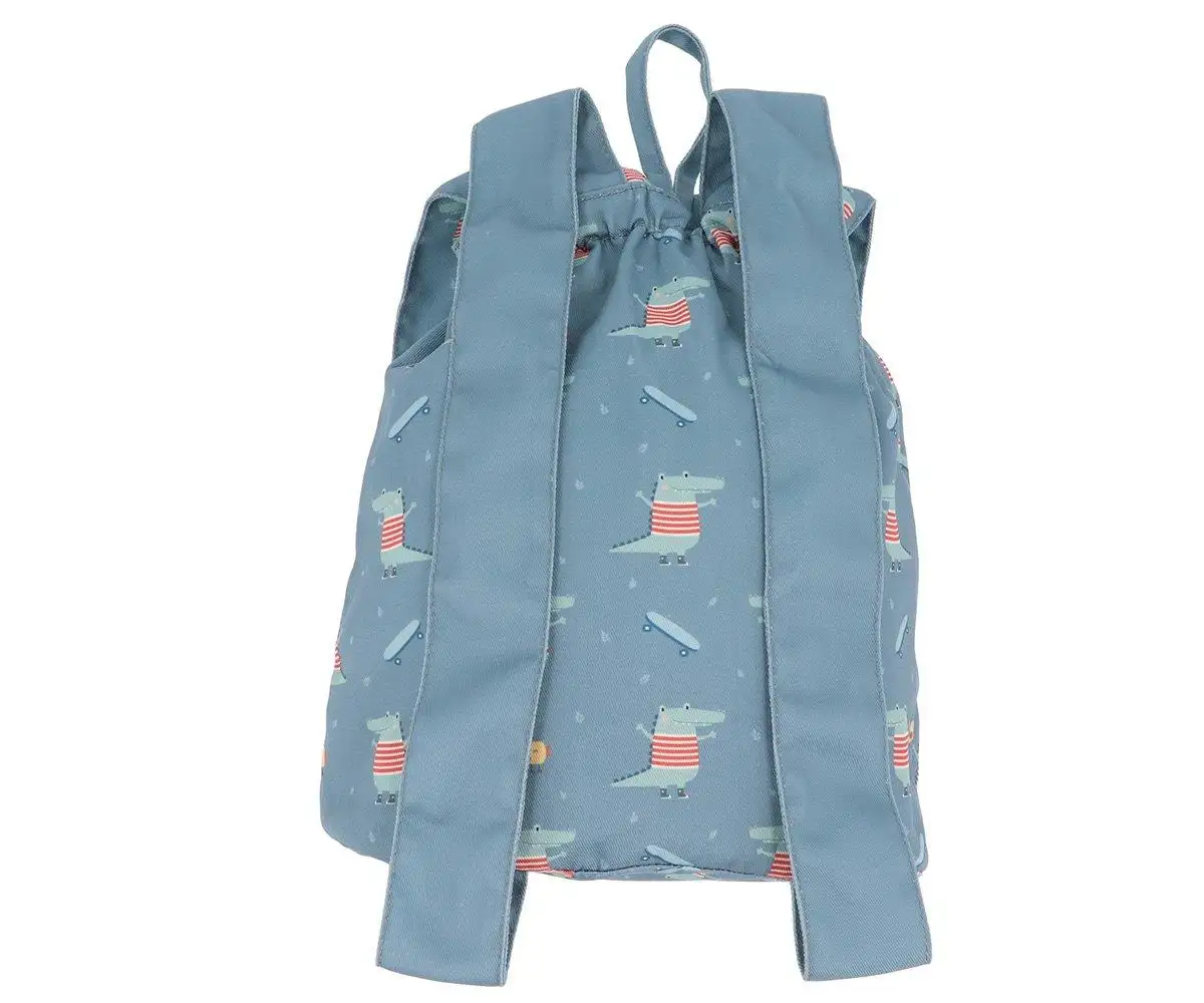 Small Croc Fabric Backpack - Image 3