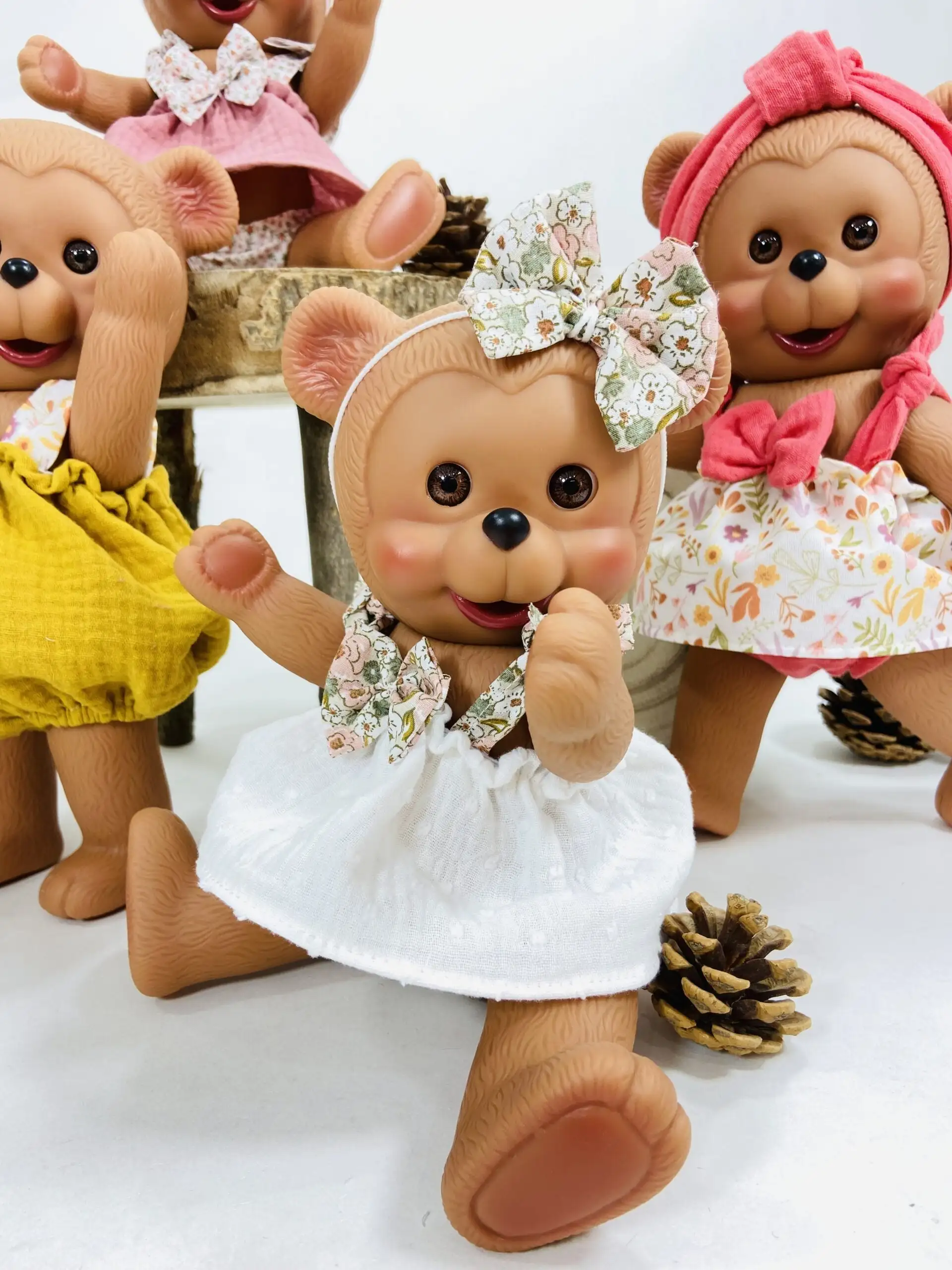 Poppy pink bear doll - Image 2