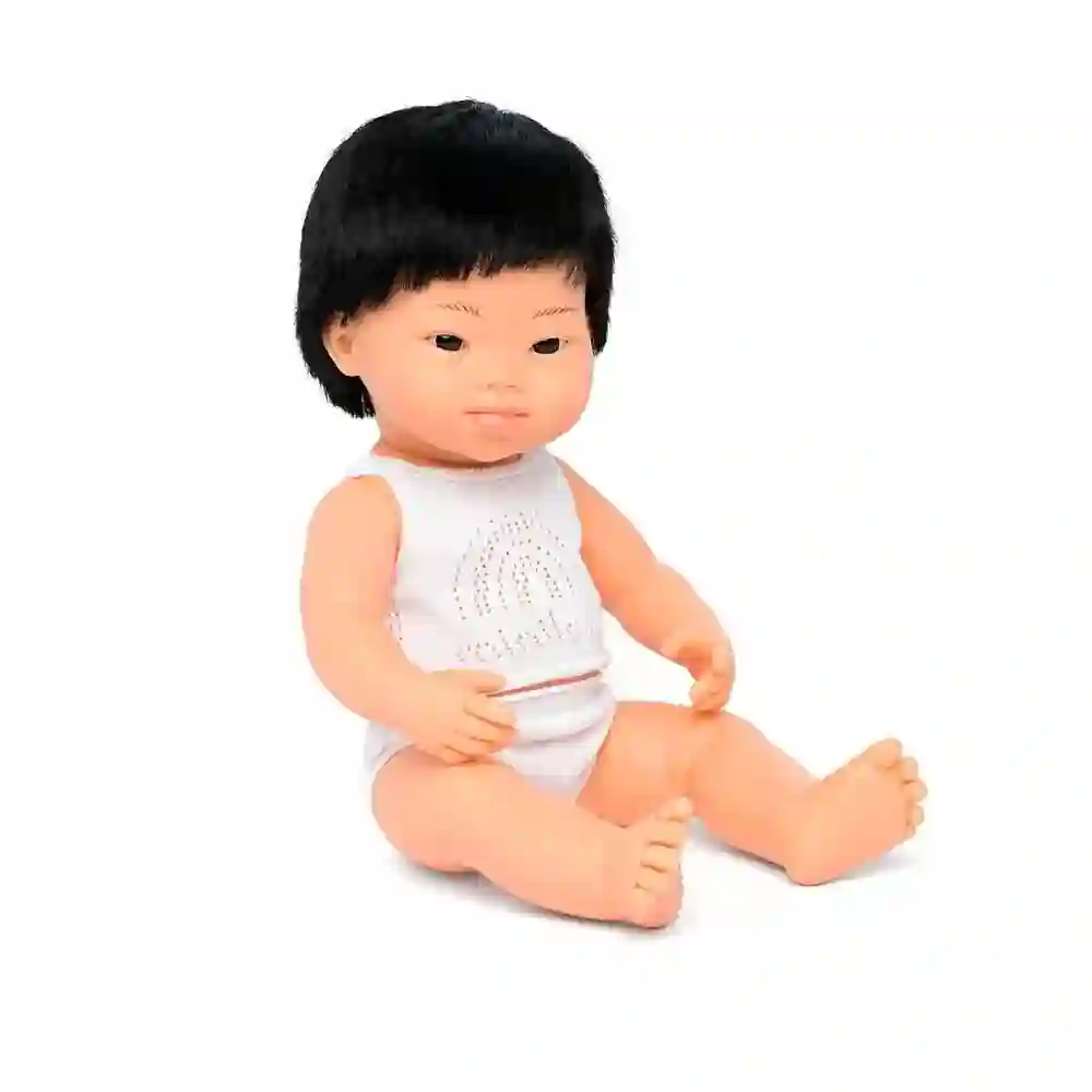 Asian doll with Down Syndrome