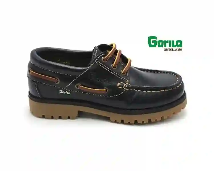 Gorilla blue boat shoes