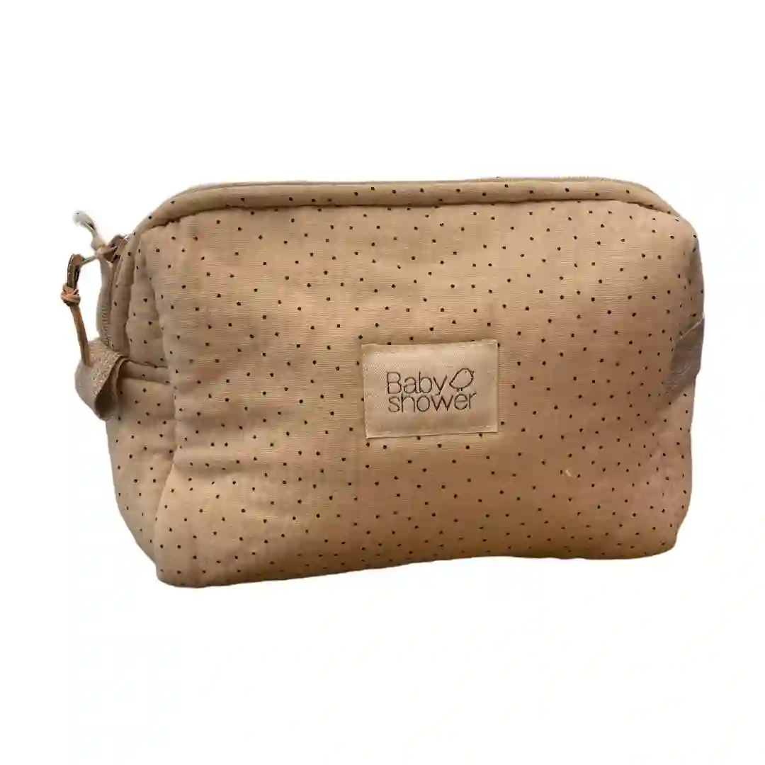 Vanilla dots toiletry bag