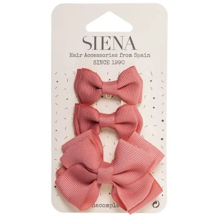 Pack of 3 coral bows