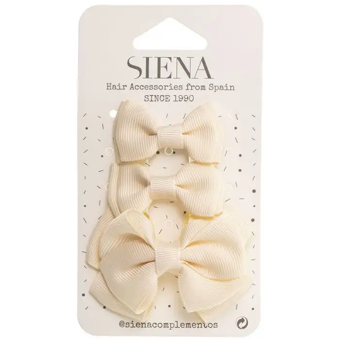 Pack of 3 raw bows