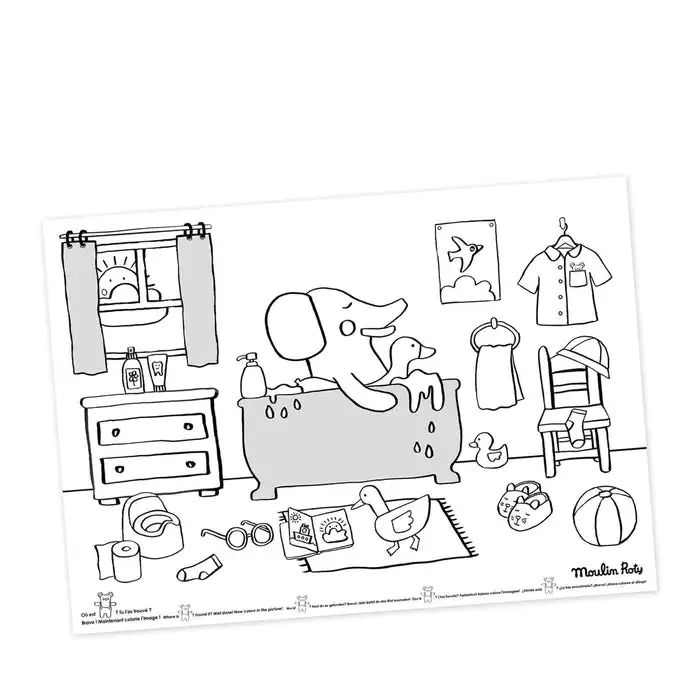 Pack 40 Tablecloths To Color - Image 2
