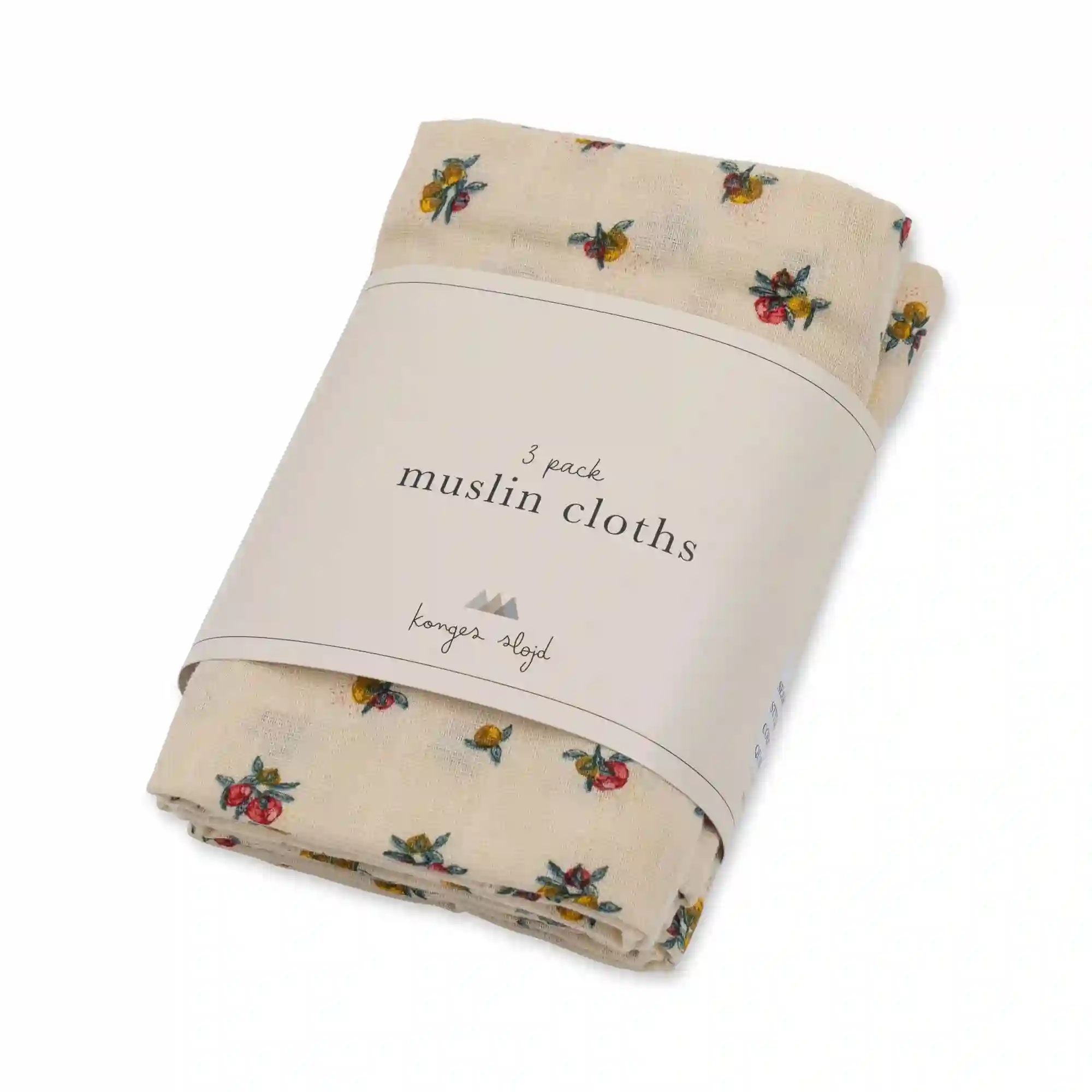 Pack of 3 flower muslins