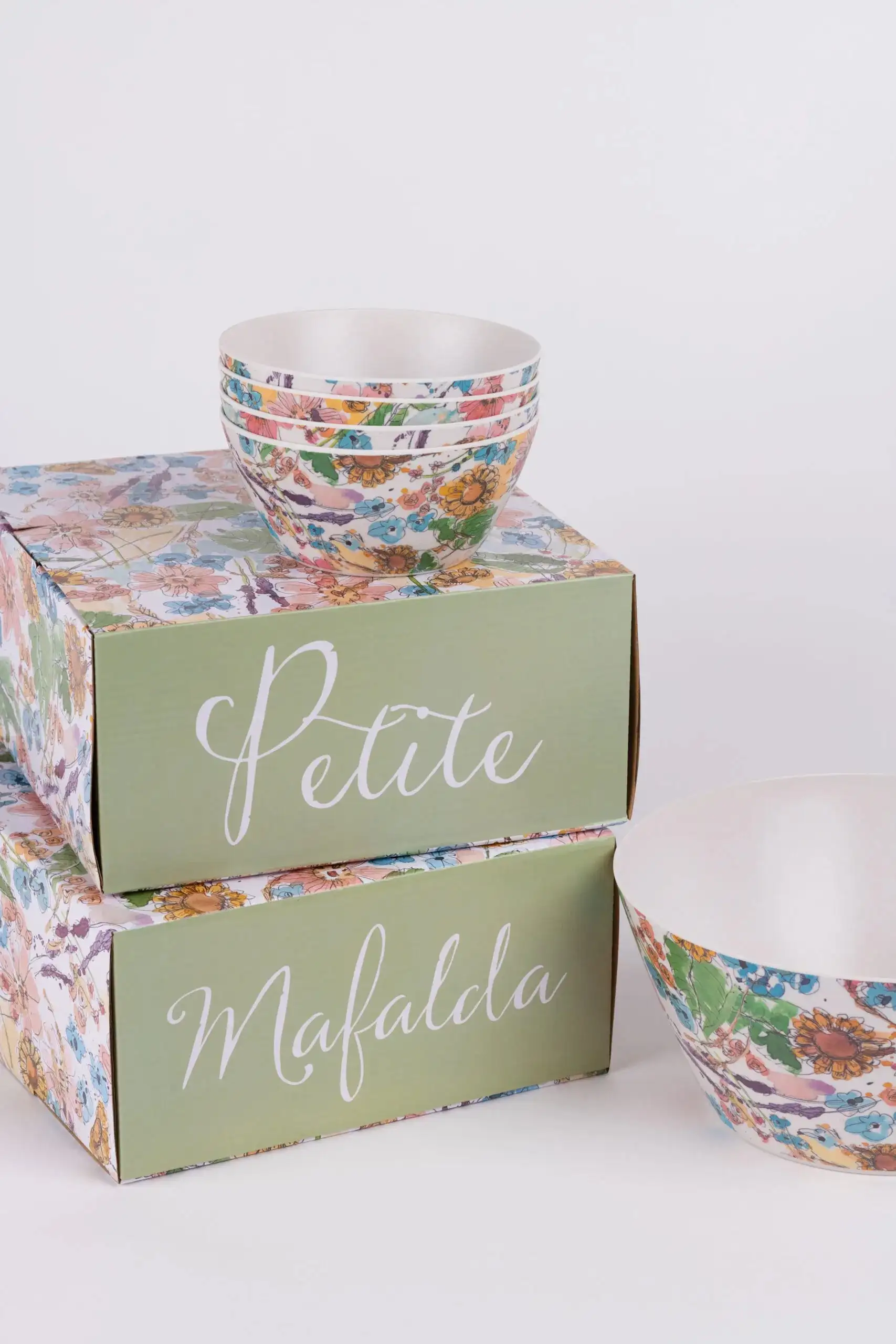 Pack Salad Bowl and 4 Flower Bowls by Petite Mafalda - Image 6