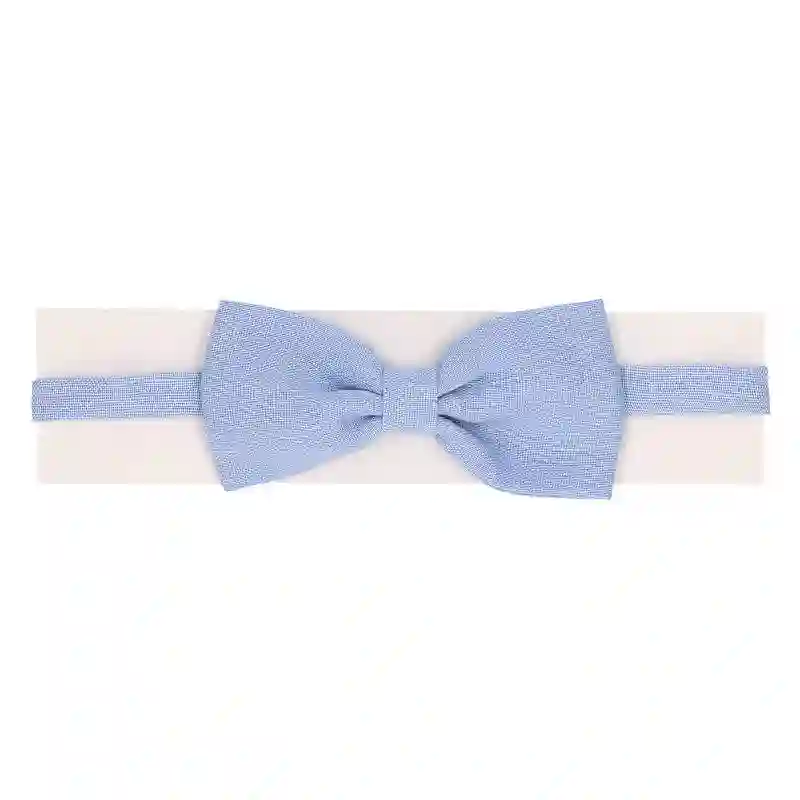 blue bow tie