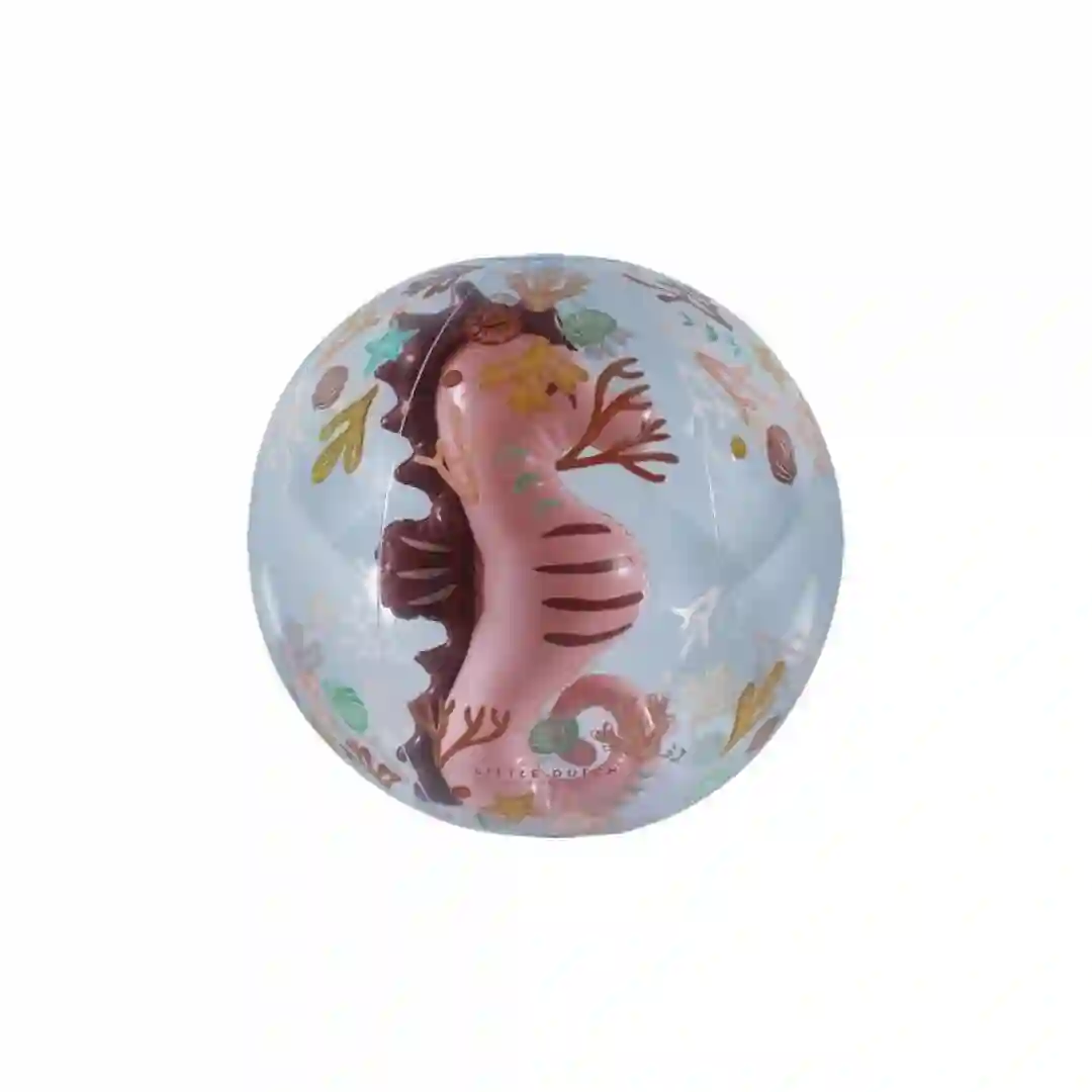 Pink Ocean Dreams 3D Beach Ball