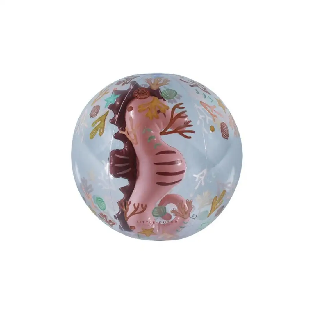 Pink Ocean Dreams 3D Beach Ball