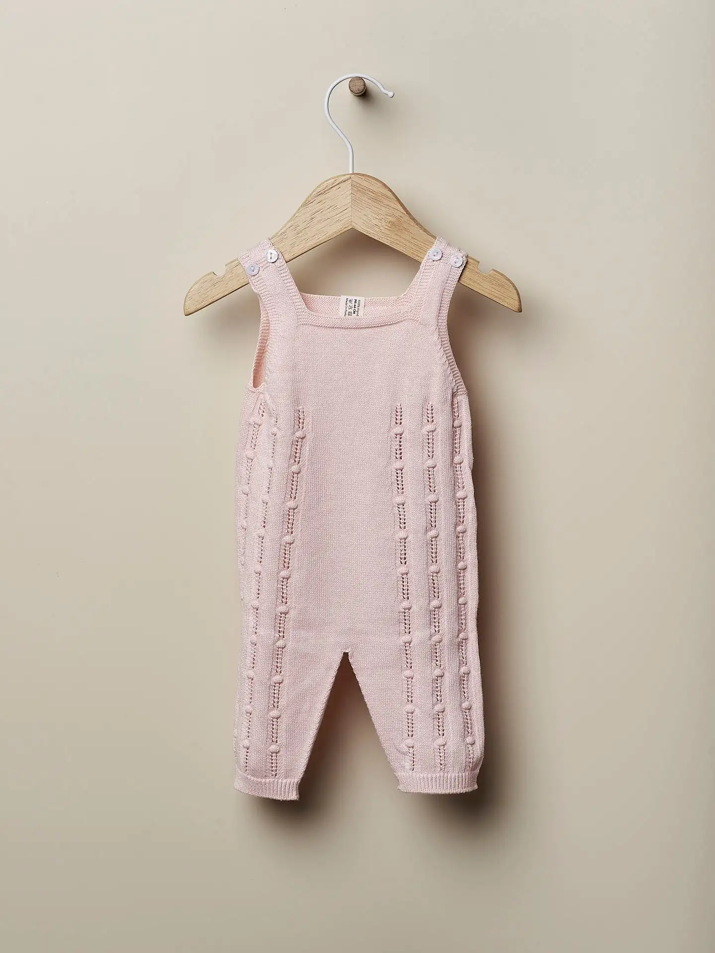 Pink suspenders overalls