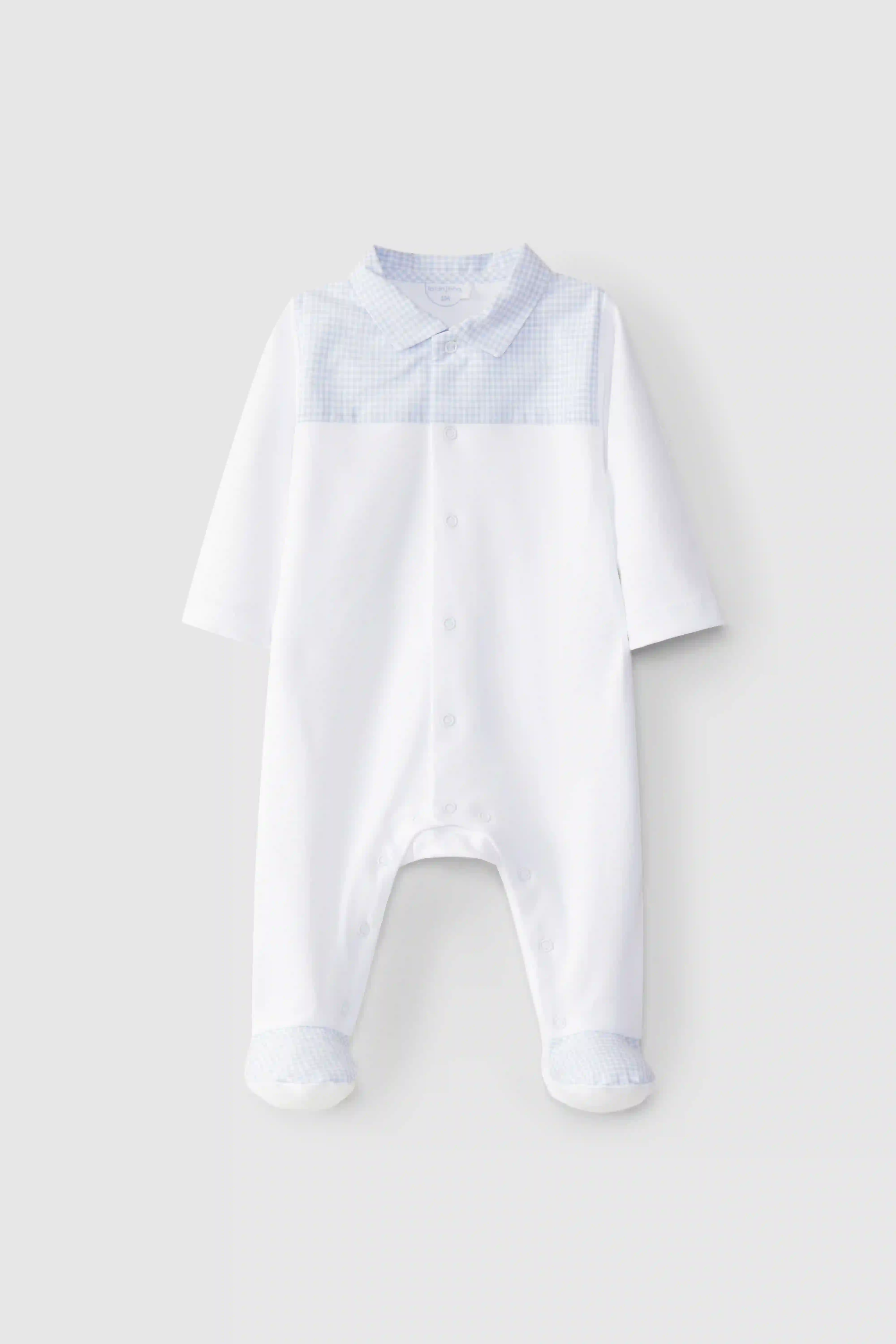 Pijama vichy azul