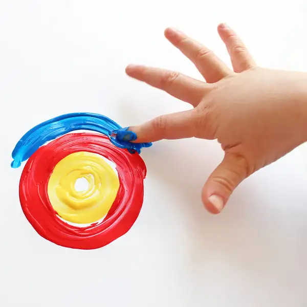 Finger paint in a jar, 4 colors - Image 2