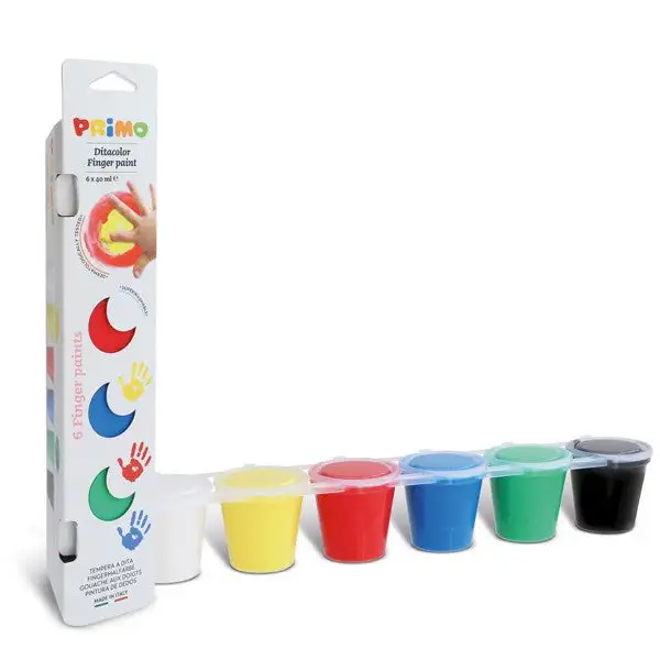 Finger paint in a jar, 6 colors. - Image 2