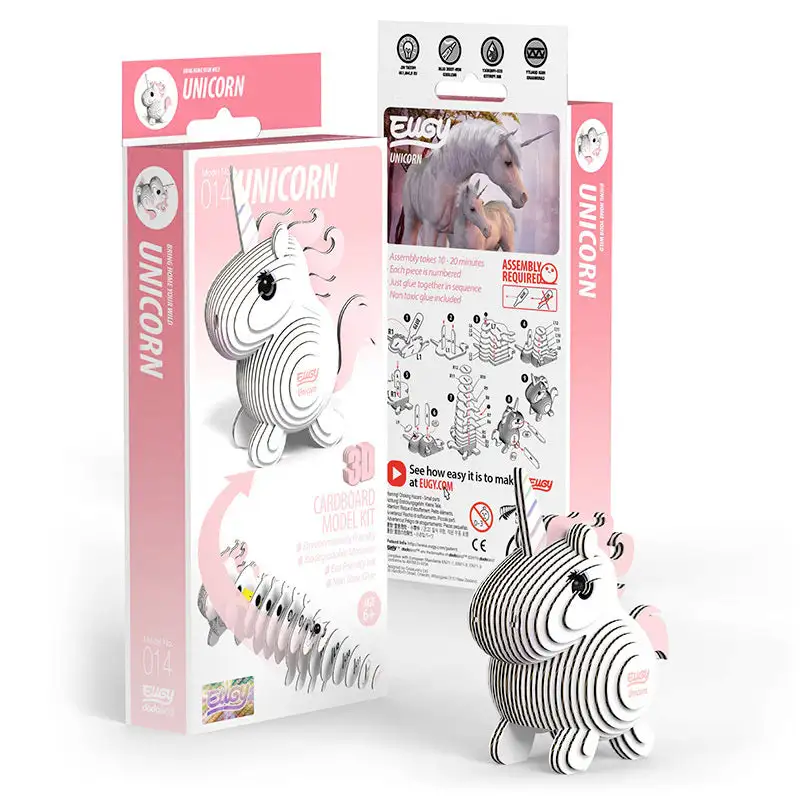 Puzzle Eugy Unicornio Pink - Image 2