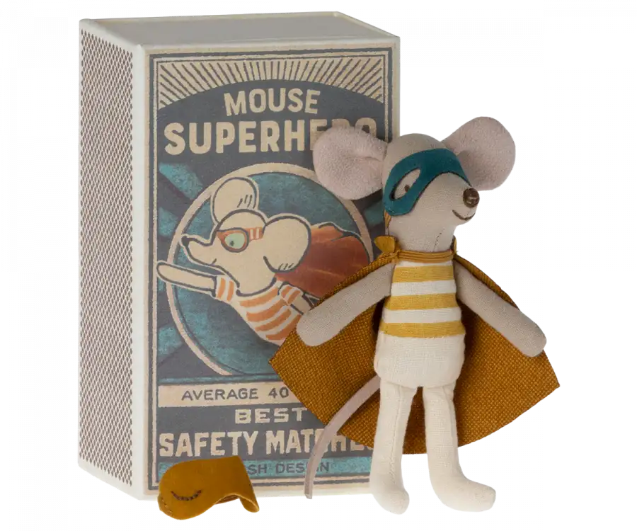 Super hero mouse, Little Brother in a matchbox - Image 2