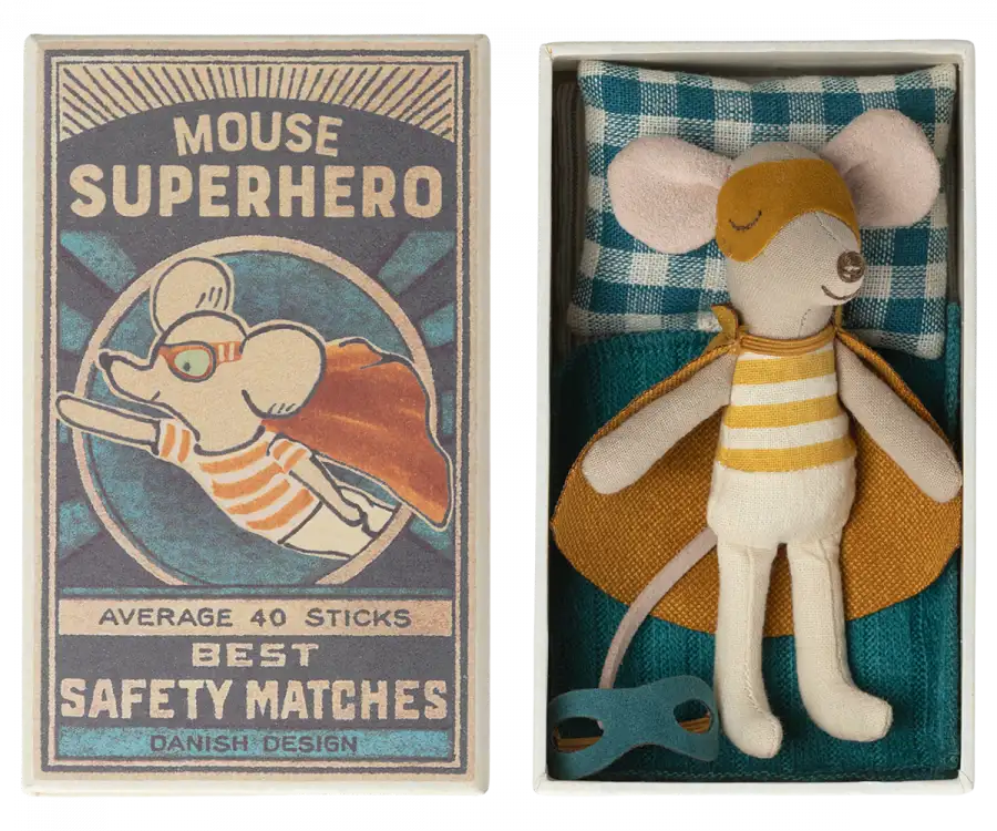 Super hero mouse, Little Brother in a matchbox - Image 3