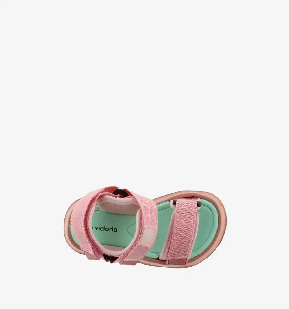 Pink nylon strap sandals - Image 3