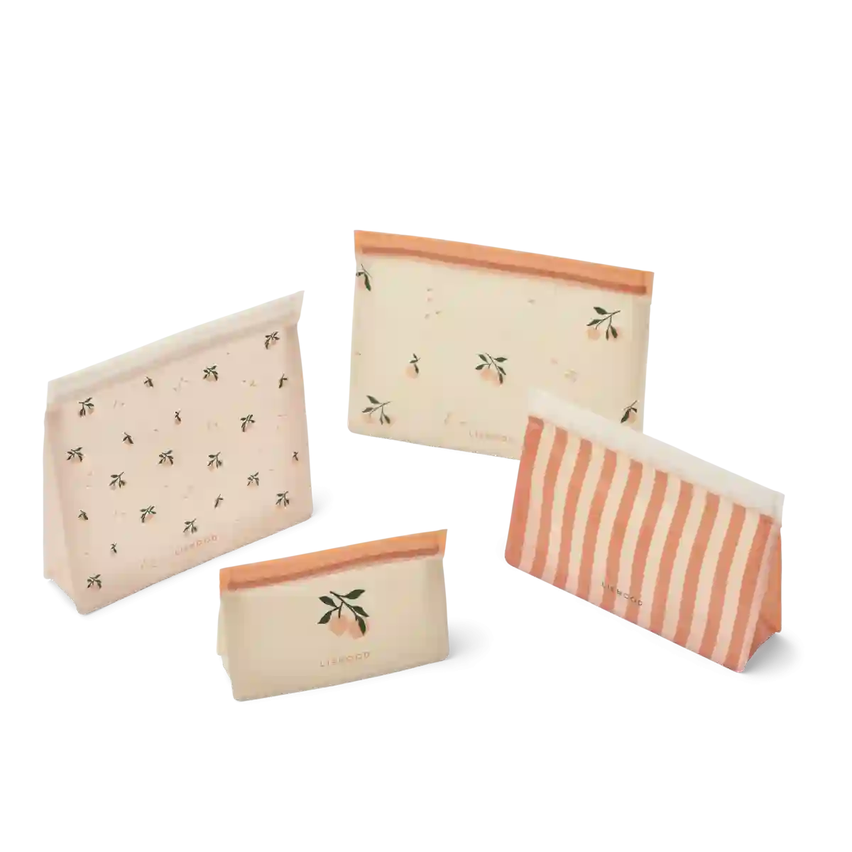 Set 4 bolsas viaje Melocotones