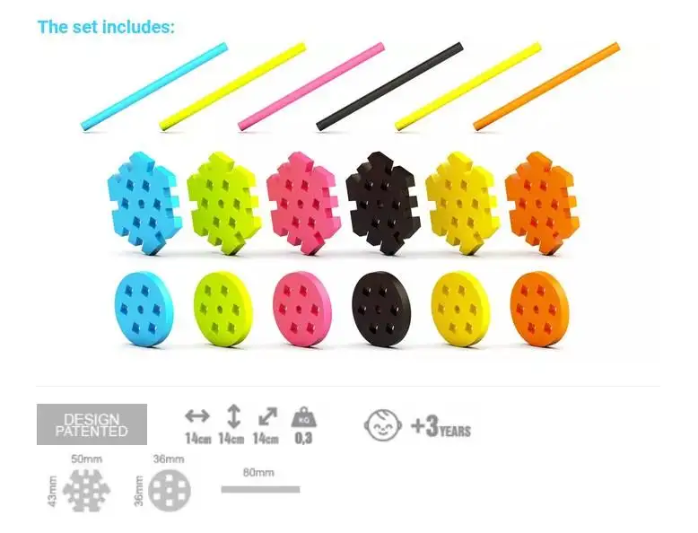 MELI Basic Construction Set 60 pieces - Image 2