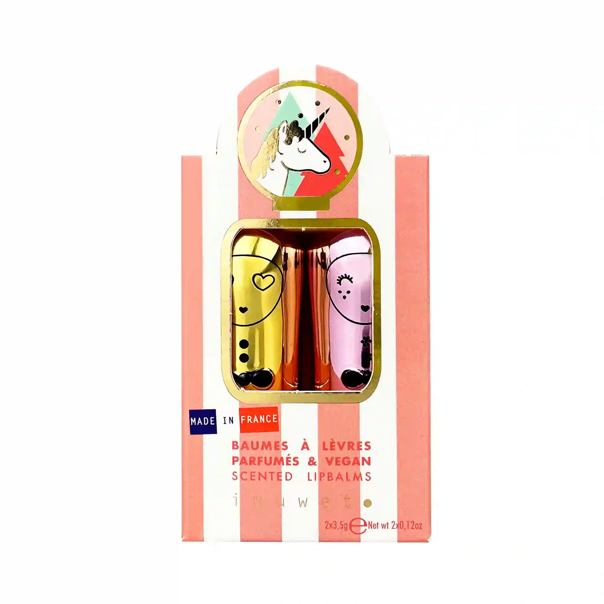 Set bálsamos labiales Jingle Pink