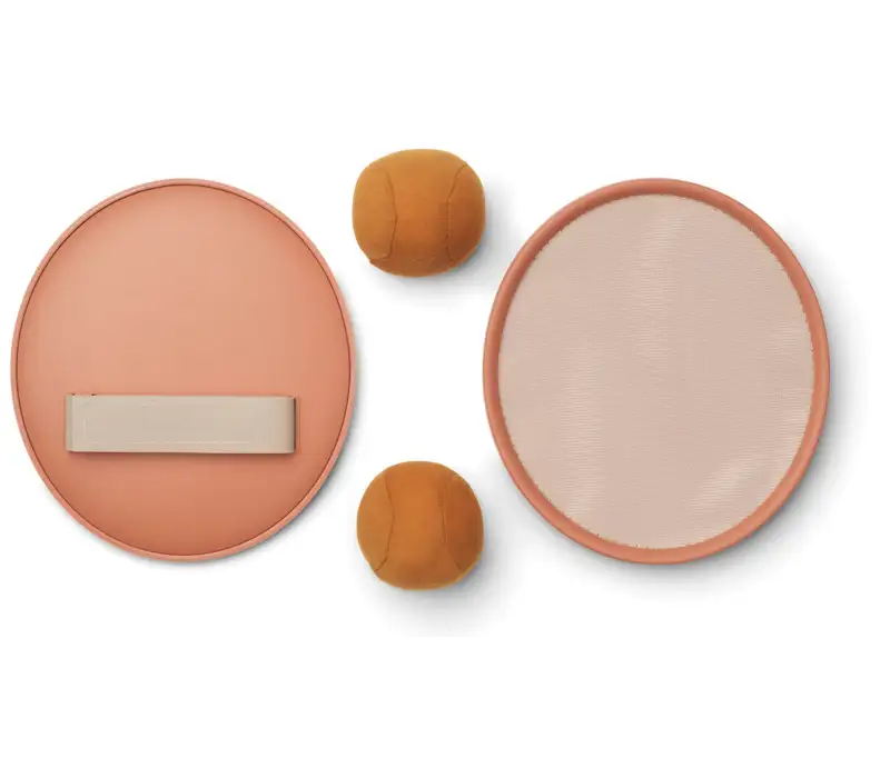 Set raquetas con velcro Rosa