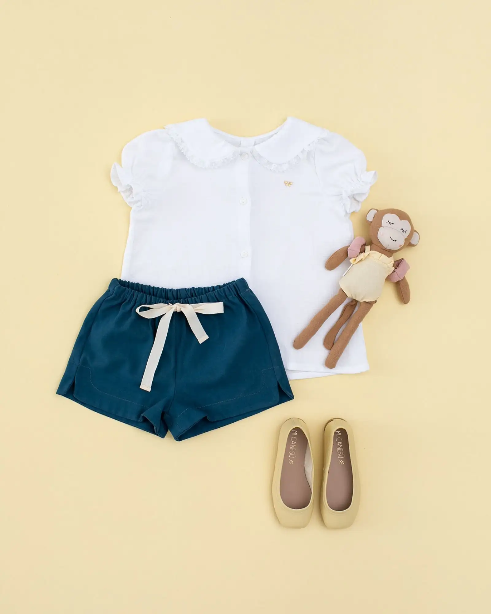 Short Cotton Navy - Image 3