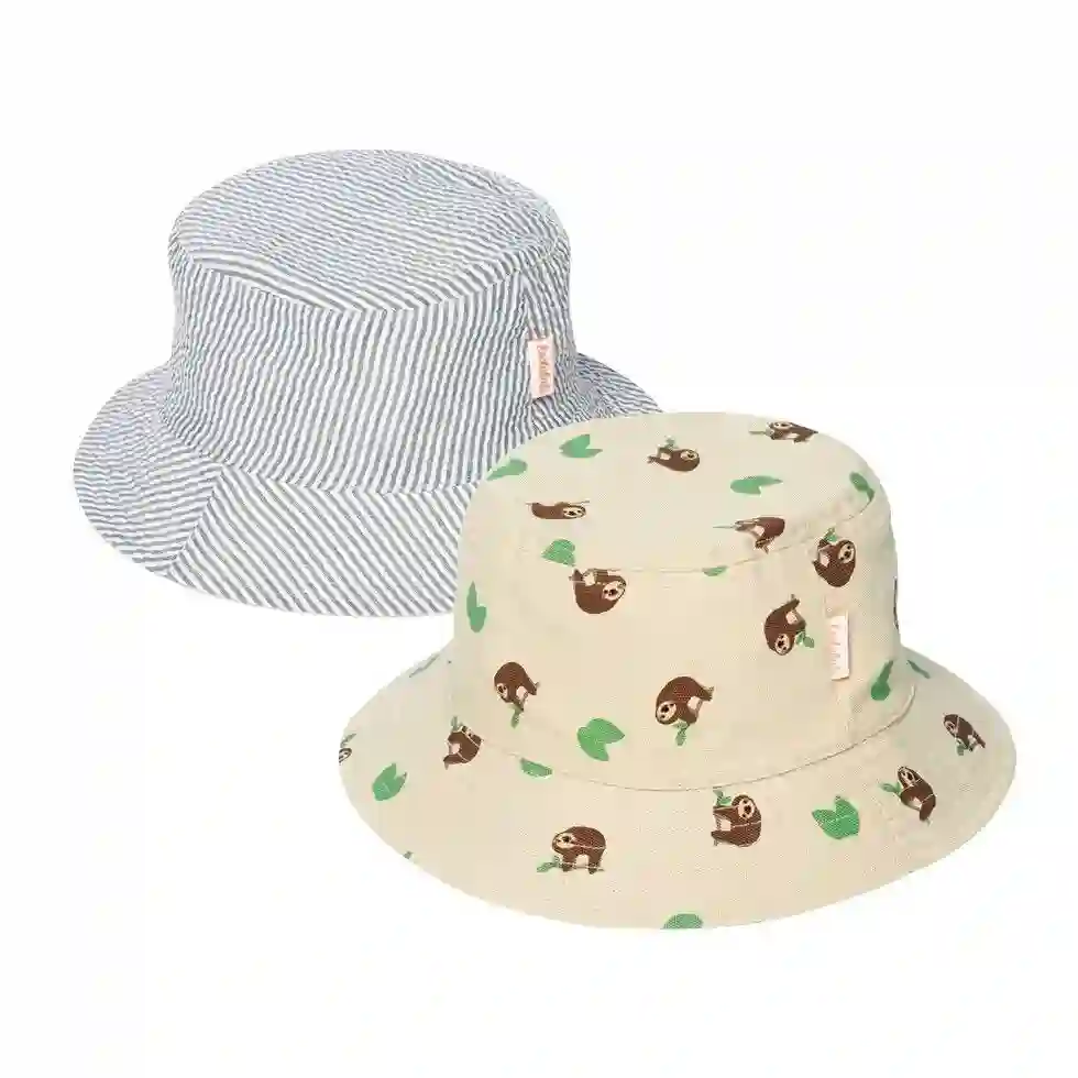 Sombrero de pescador reversible perezosos