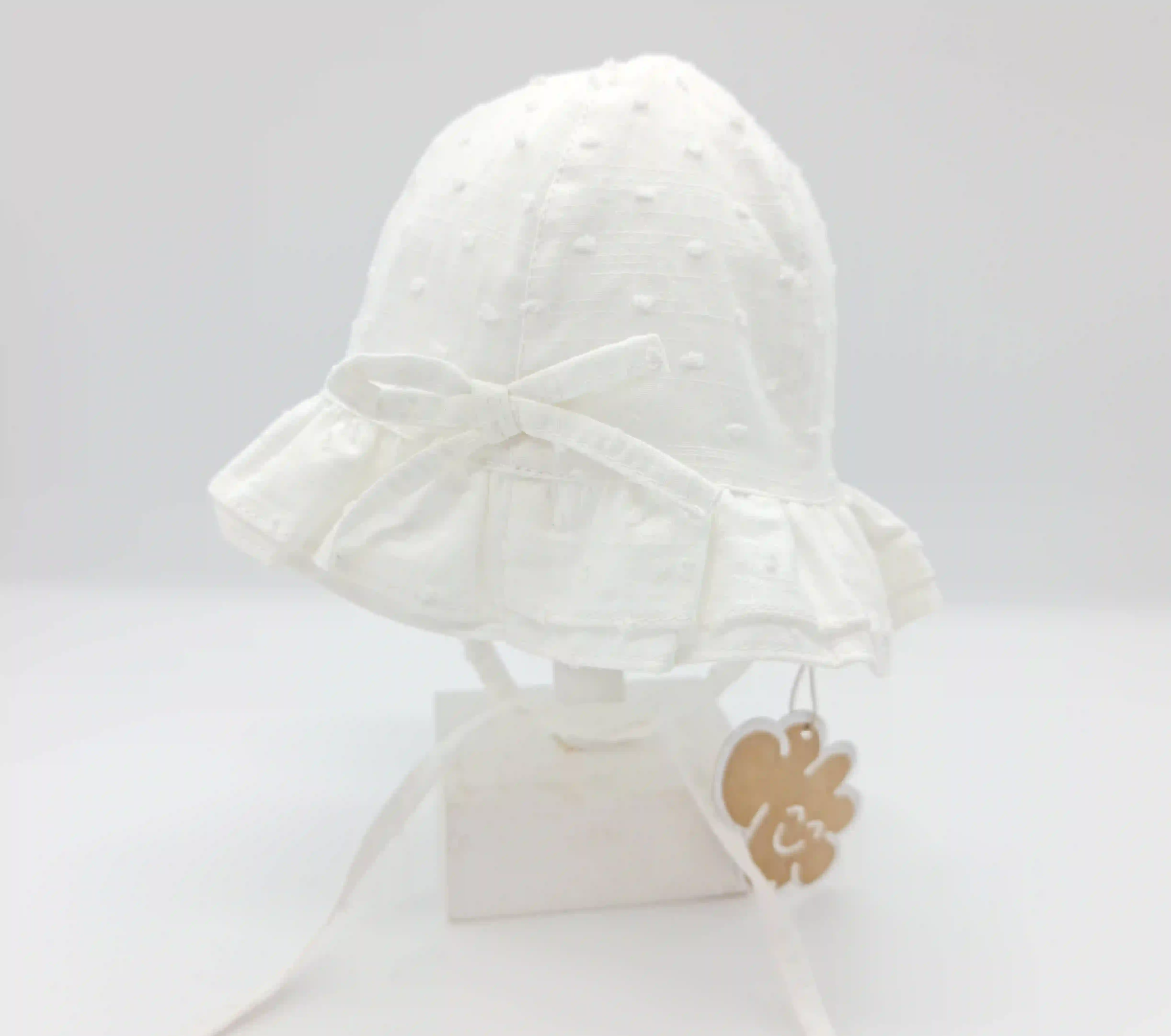 Sombrero plumetti blanco