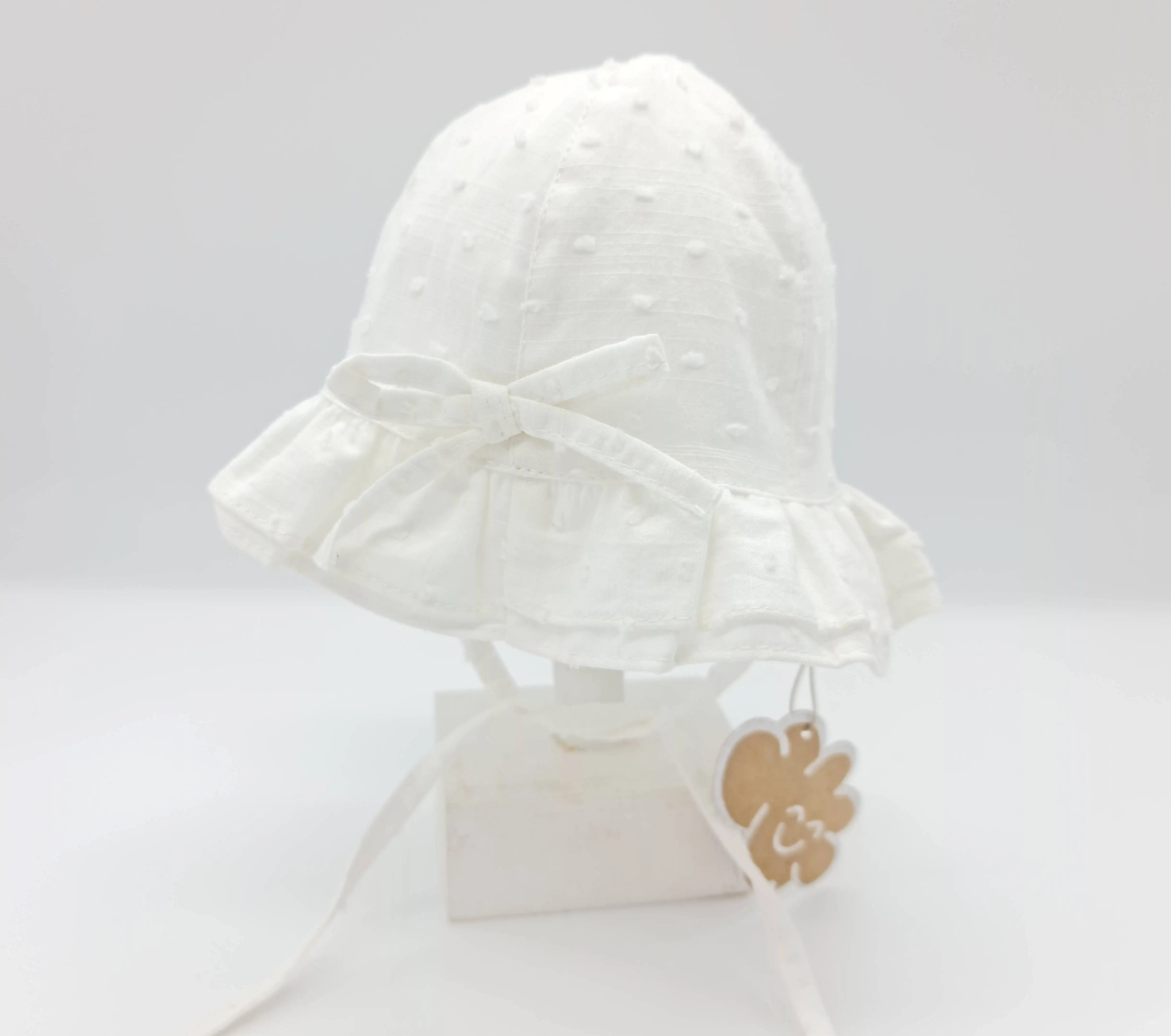 Sombrero plumetti blanco