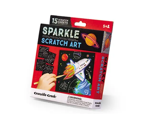 Sparkle Scratch Art Space
