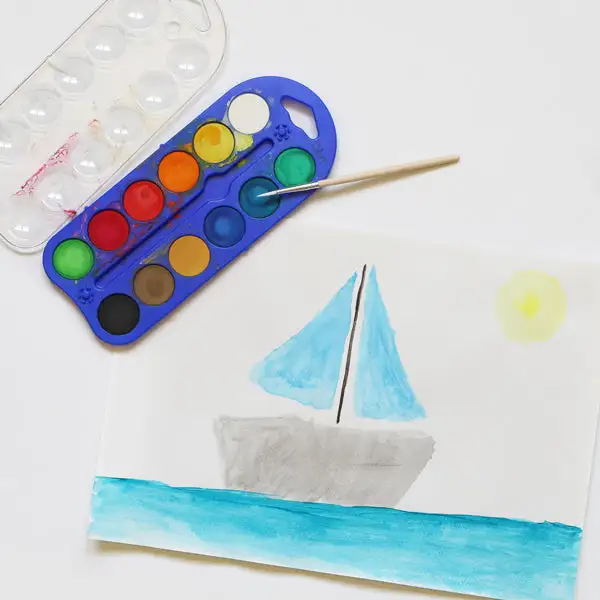 Watercolor tablet 12 colors - Image 2
