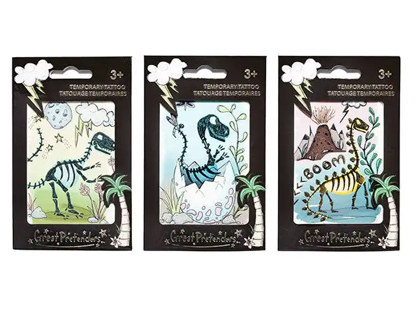 Washable dino tattoos