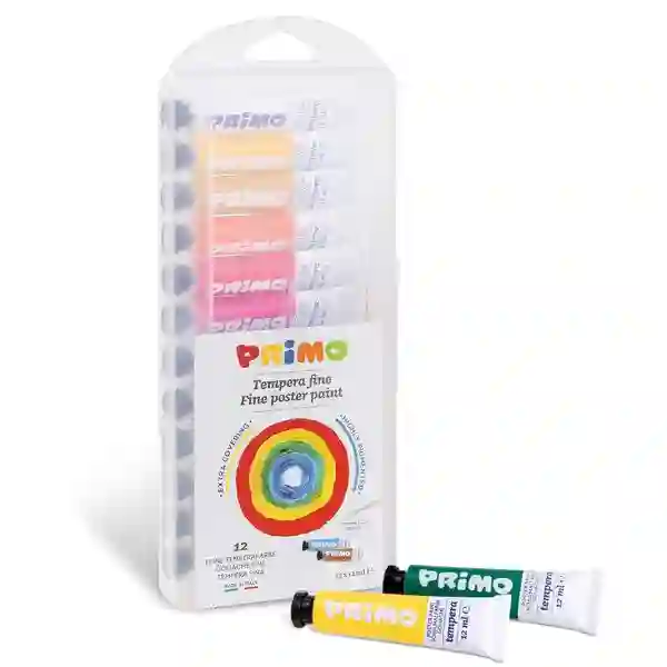 Fine tempera in tube 12 colors
