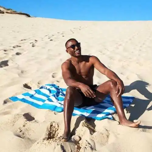 Blue Cabana Towel - Image 2